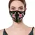 Anekaant   Ply Black & Multi Cotton Foliage Embroidered Fabric Fashion Mask
