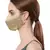 Anekaant   Ply Gold Faux Silk Foliage Embellished Fabric Fashion Mask