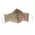 Anekaant   Ply Gold Faux Silk Foliage Embellished Fabric Fashion Mask