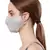 Anekaant   Ply Silver Faux Silk Foliage Embellished Fabric Fashion Mask