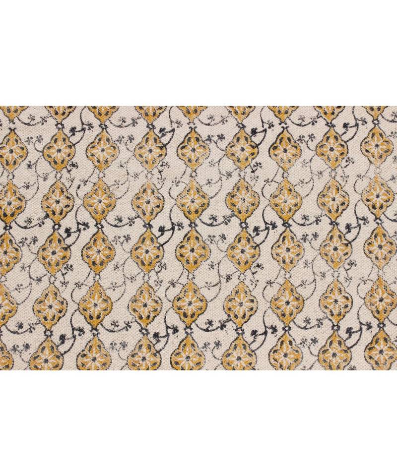 8x10Feet Indian  Block Printed Cotton Dhurrie Bohomian s Area Rugs Flatwoven  Corridor Decor Carpet Throw Rug 