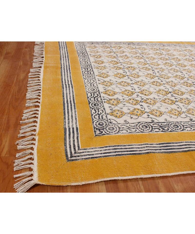 3x10RunnerFeet Indian  Block Printed Cotton  Bohomian s Area Rugs   Corridor Decor Carpet Throw Rug 