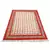 5x5FeetSquare Hand Block Printed Area Rugs  Cotton Rug Flatwoven Bohomian  