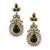 Green Gold Plated Meenakari Pearl Earring For Women