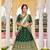Dark green colour Embroidered ( Lehenga ,Choli, Gagra Choli, Wedding Lehenga Choli, Party dress ,Lehenga Chol