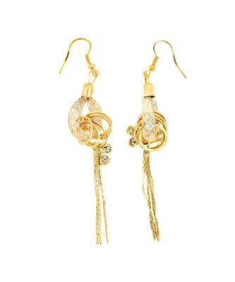 Dainty Rose Gold American Diamond Cz Dangling Earring For Women 2
