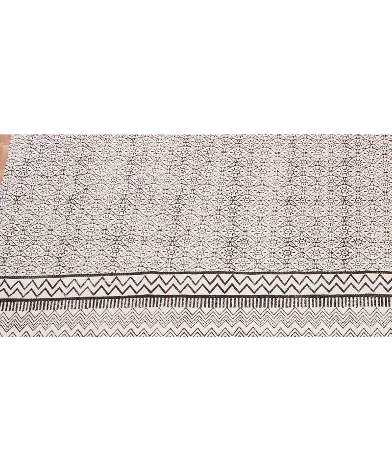 9x9-Feet-Square Indian Hand Block Printed Cotton     Kitchen Art Decor Carpet Boho  Area Rugs