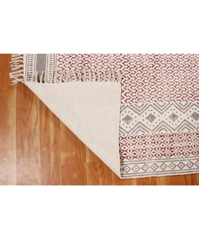 10x16-Feet Hand Made Area Rugs  Cotton Dhurrie Indoor Home/Office Decorative Carpet Flatwoven Boho Kili