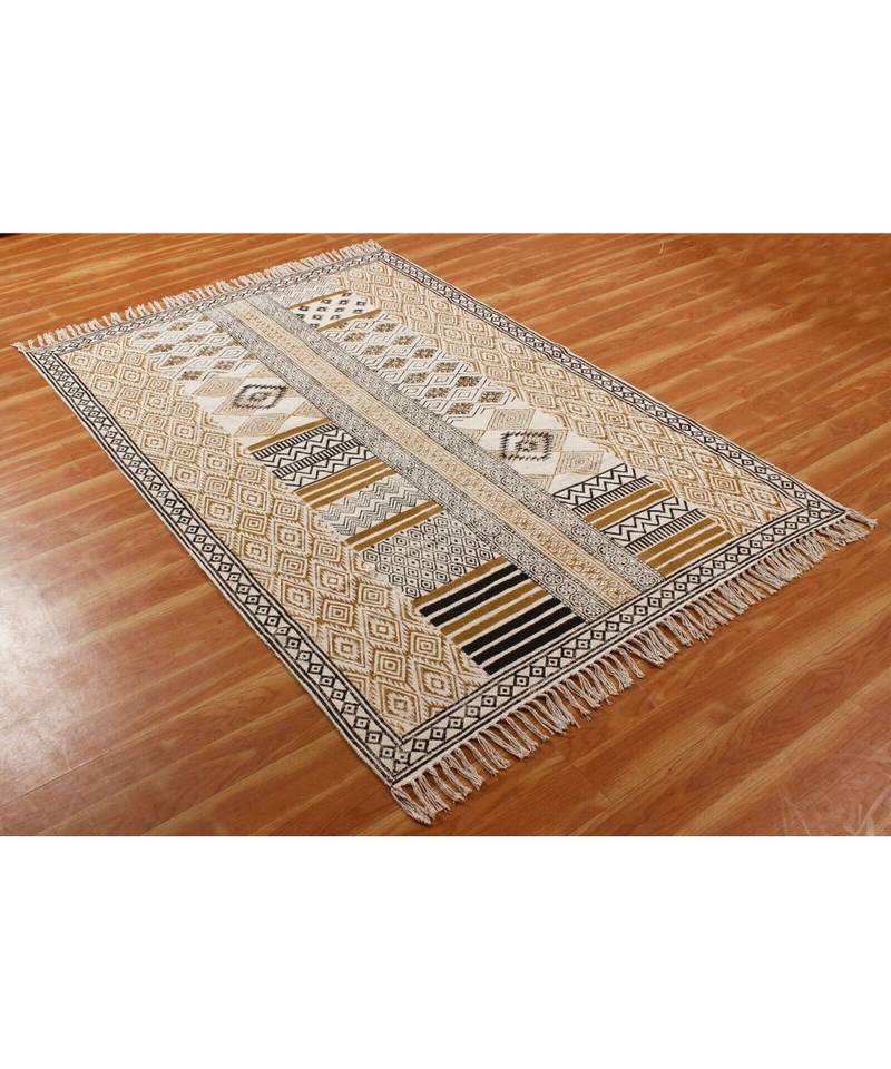 2.6 x8-Runner-Feet  Cotton  Hand Block Printed  Rugs  Bed Room Decorative Carpet Boho s  Throw Rug