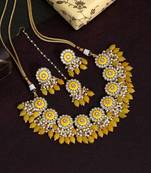 Yellow necklace-sets