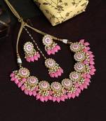 Pink necklace-sets