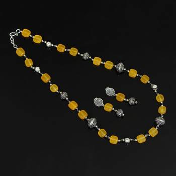 Yellow necklace-sets 1