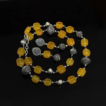 Yellow necklace-sets 2