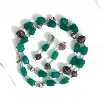 Green necklace-sets 2