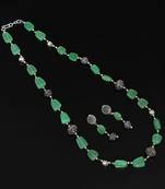 Green necklace-sets