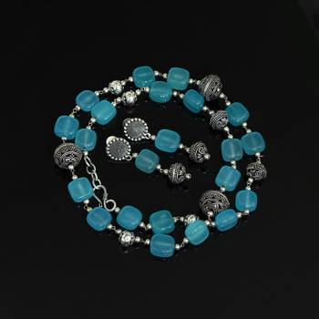 Blue necklace-sets 2