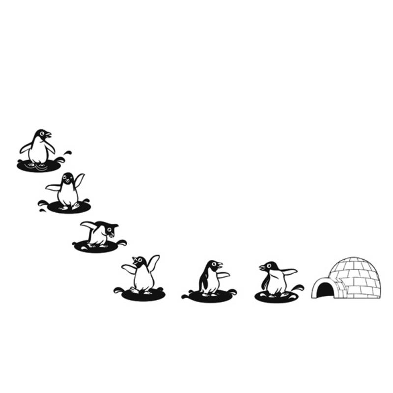 Penguins- wall art