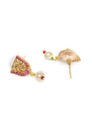 Gold cubic zirconia mangalsutra 4