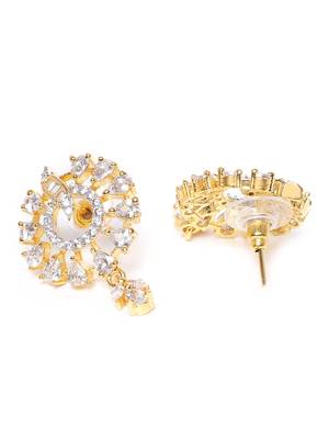 Gold cubic zirconia mangalsutra 4