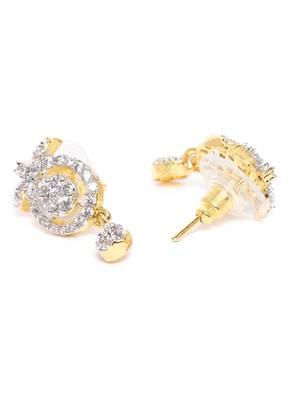 Gold cubic zirconia mangalsutra 4