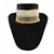 18k Gold Plated Traditional White Pearl & Kundan Studded Choker Necklace Jewellery Set For Women   (K7210Y)