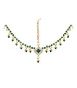 Traditional Kundan Studded Bridal Matha Patti Maang Tikka for Women (T2057G)