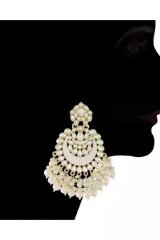 Traditional Meenakari Pearl & Kundan Studded Choker Necklace Jewellery Set For Women   