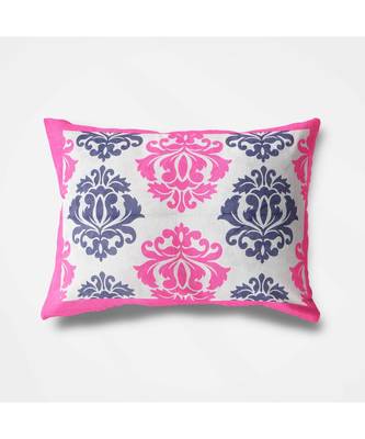 PINK Color Pure Cotton Single size Bedsheet With  Pillow Cover Single pink City PINK 3