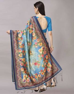 Women's Silk Blend Semi Stitched Lehenga Choli 2