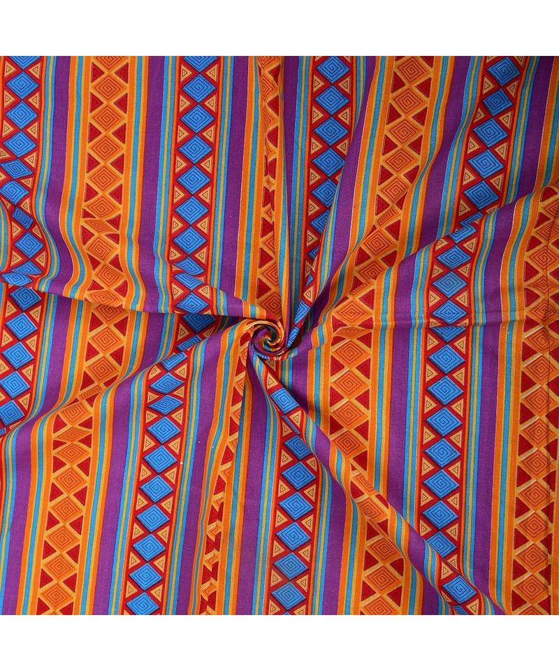 Yellow Color Pure Cotton Single size Bedsheet With  Pillow Cover Single zigzag Yellow