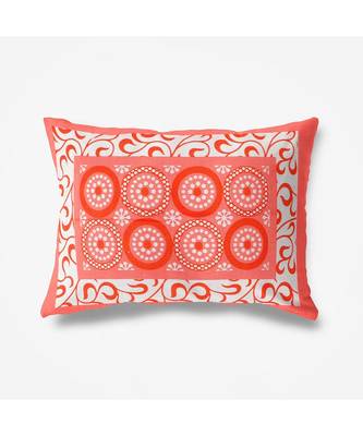 Orange Color Pure Cotton Single size Bedsheet With  Pillow Cover gola jalebi orange 3