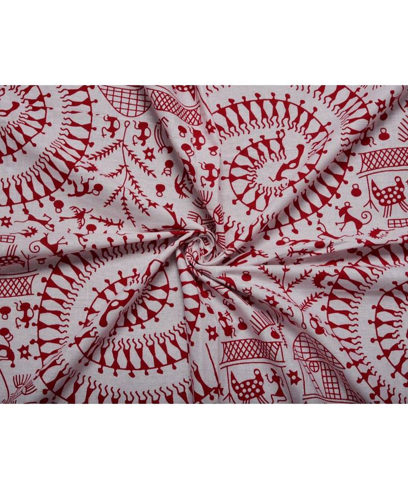 Pink Color Pure Cotton Single size Bedsheet With  Pillow Cover Single Aadimanav Pink