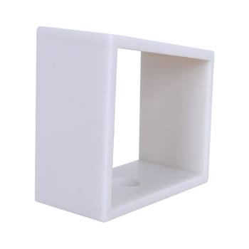 Ratash Corian Solid Surface Hydroponic Test Tube Planter Incline Twinkling White with 1 Glass Test Tube  6