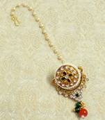 LALSO Rajputi Style Borla Maang Tikka - LBOR29_MG