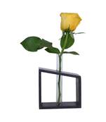 Ratash Corian Solid Surface Hydroponic Test Tube Planter Incline Twinkling White with 1 Glass Test Tube