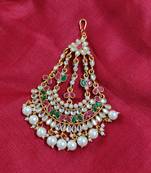 LALSO Unique Collection Big Size Bridal Jhoomar Passa Maangtika  - LPSA_01