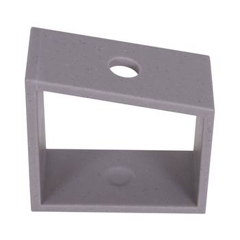 Ratash Corian Solid Surface Hydroponic Test Tube Planter Incline Twinkling White with 1 Glass Test Tube 5