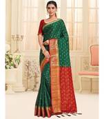 Women's Mysore Silk Crepe Saree With Unstiched Blouse