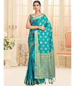 Women's Mysore Silk Crepe Saree With Unstiched blouse B