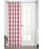 Pink Polyester Digtal Printed Curtain