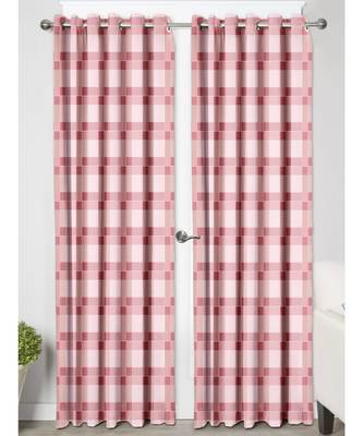 Pink Polyester Digtal Printed Curtain 2