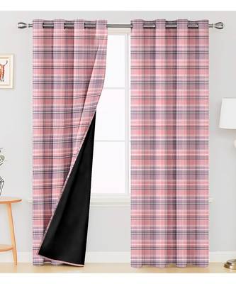 Pink Polyester Digtal Printed Curtain 4