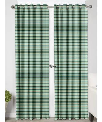 Green Polyester Digtal Printed Curtain 2