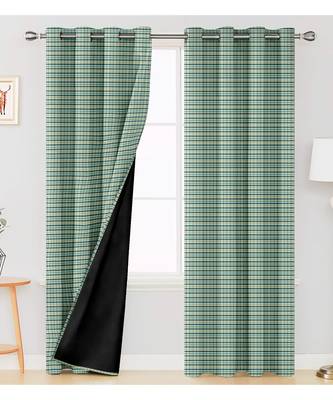 Green Polyester Digtal Printed Curtain 4