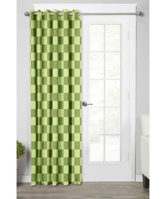 Green Polyester Digtal Printed Curtain 1
