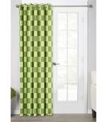 Green Polyester Digtal Printed Curtain