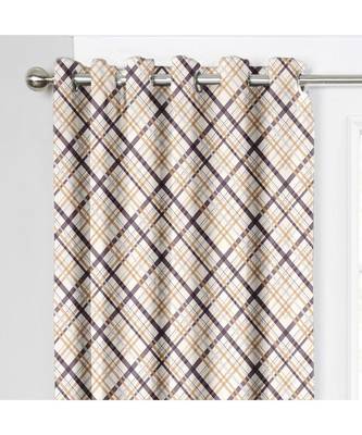Ivory Polyester Digtal Printed Curtain 3
