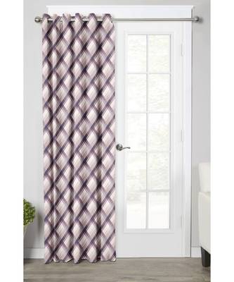 Light Brown Polyester Digtal Printed Curtain 1