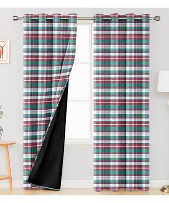 Green Polyester Digtal Printed Curtain 4