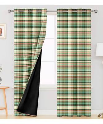 Green Polyester Digtal Printed Curtain 4